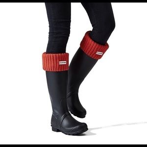 Hunter Boot fleece socks